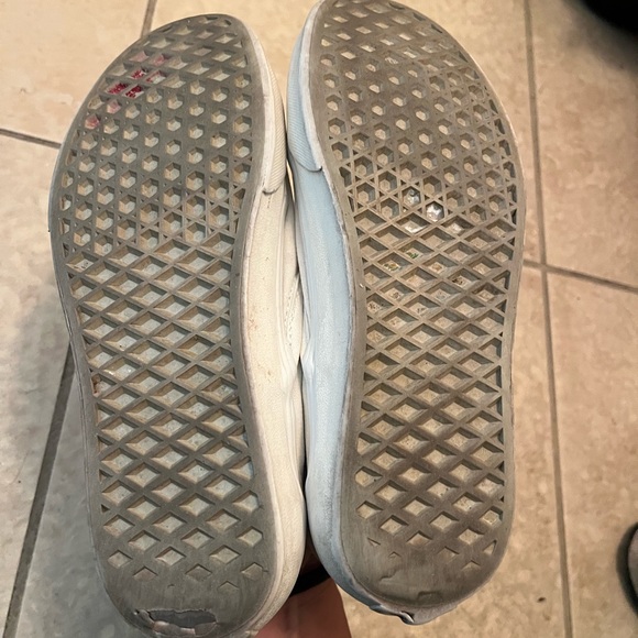 White Slip-on Vans - Picture 4 of 4